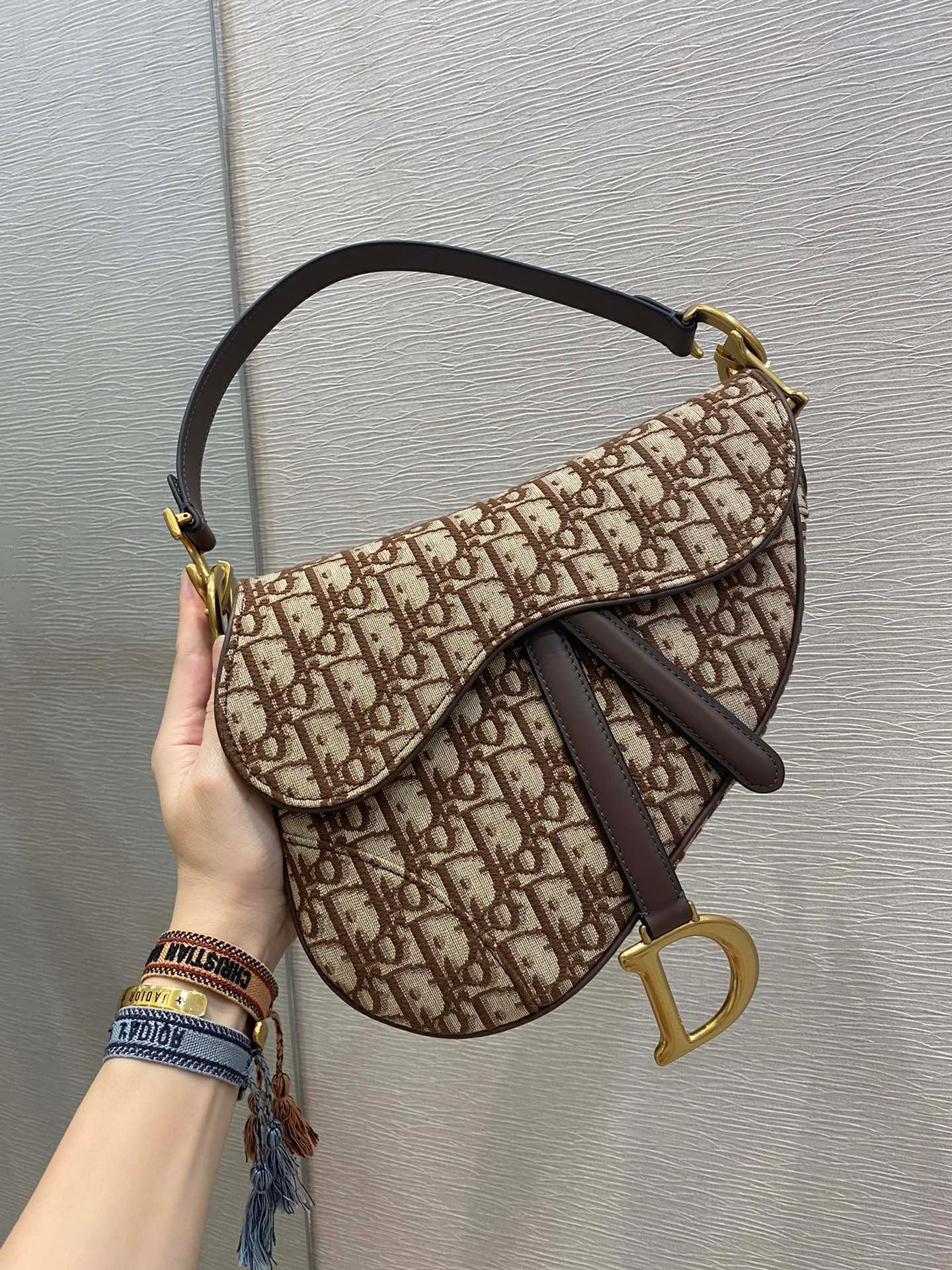Christian Dior Brown Handle Bag 26cm