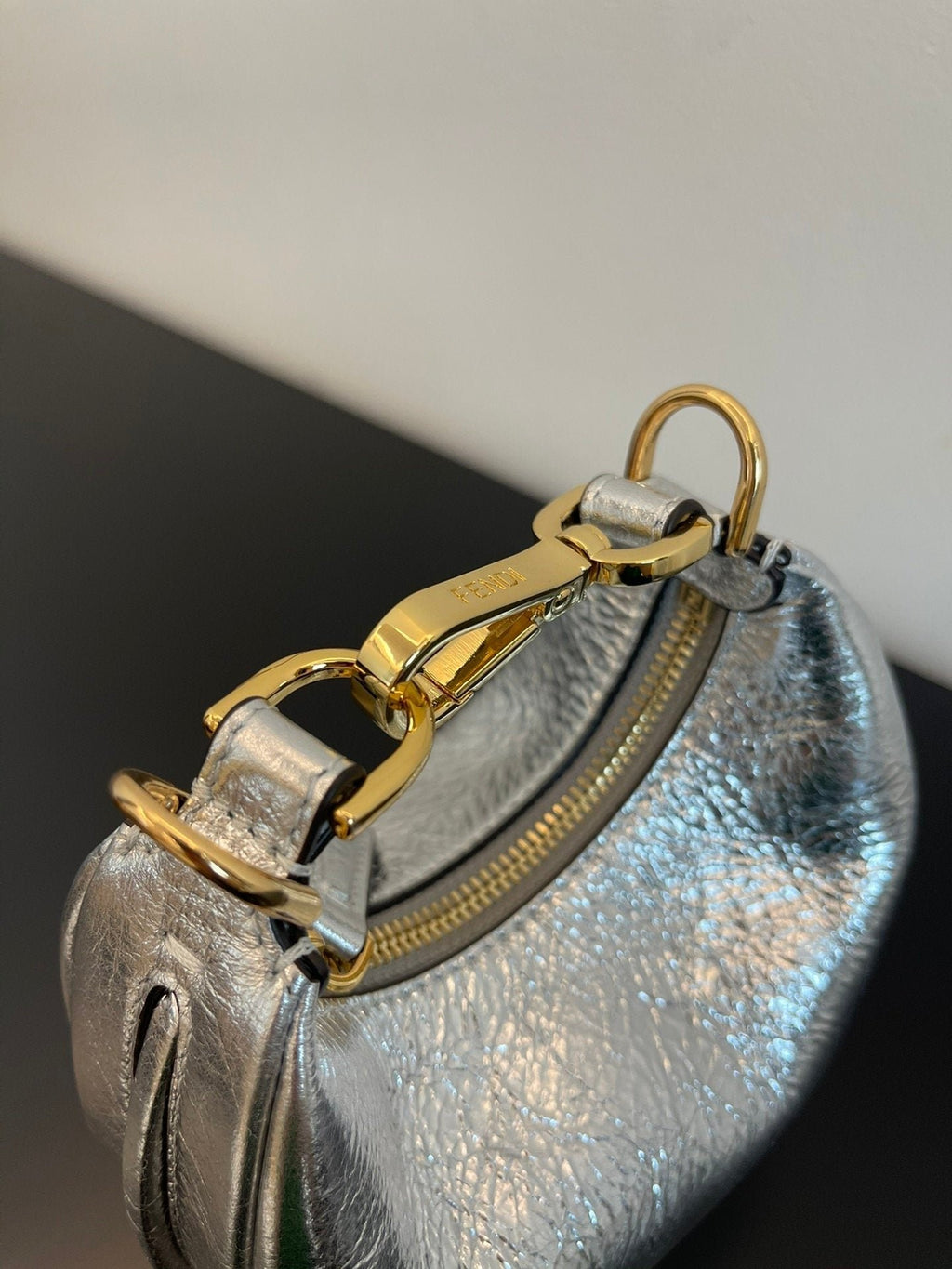 Fendi Nano Fendigraphy 17cm Silver