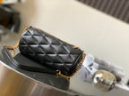 Saint Laurent Sade Mini Tube Bag For Women 20cm Black YSL 699703AAAJU1000