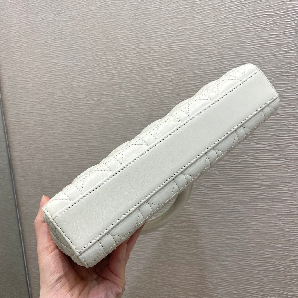 Christian Dior Lady D-Joy Bag 26cm White