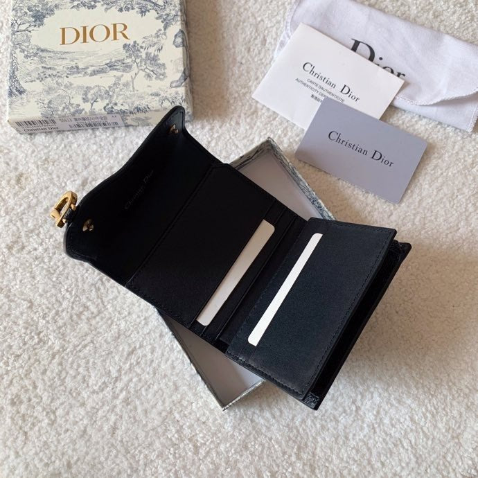 Christian Dior Black Wallet 11cm