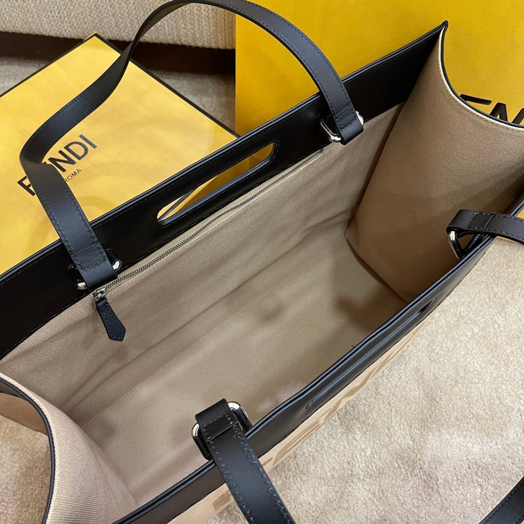 Fendi Cabas Toile 46cm