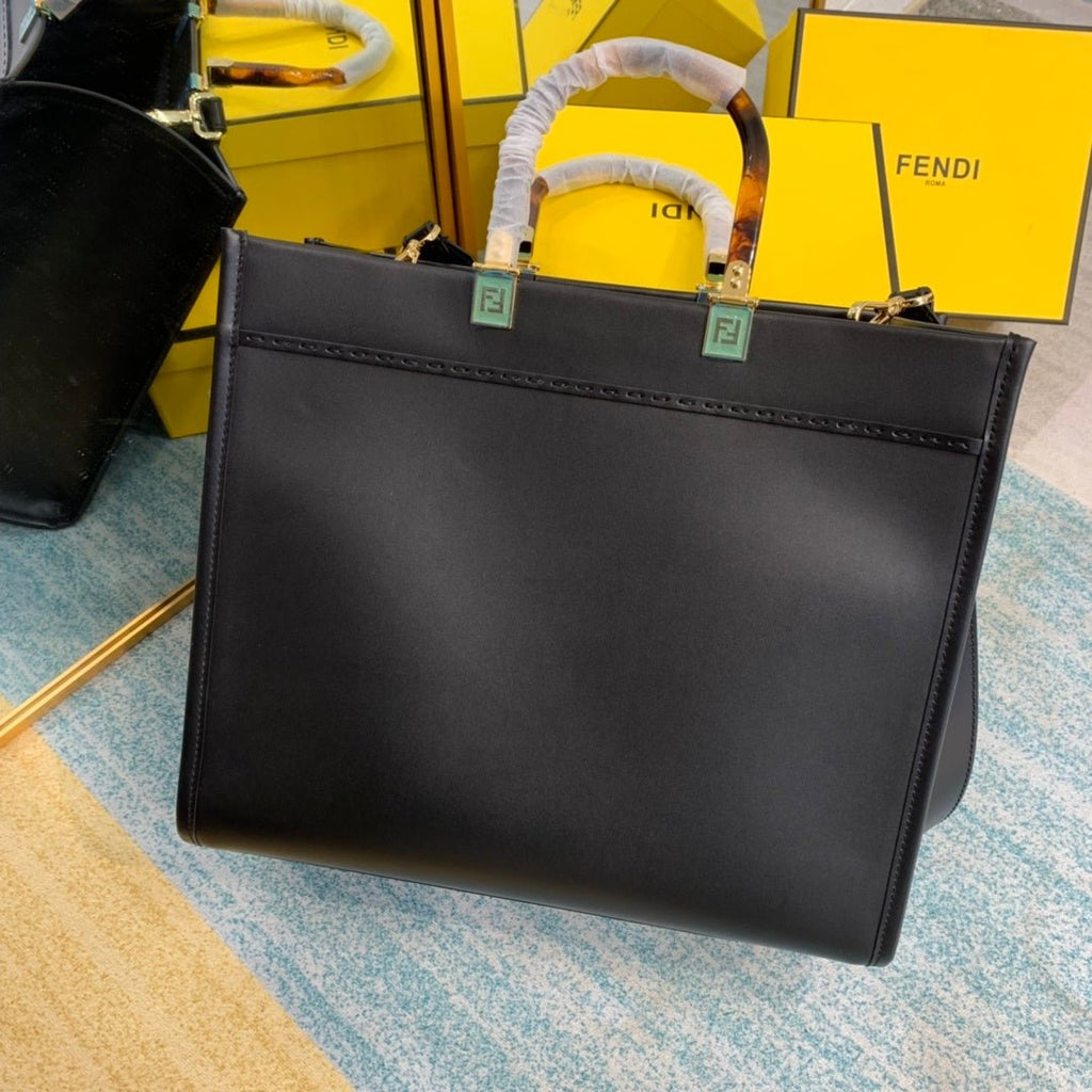 Fendi Sunshine Handle Bag 36cm Black