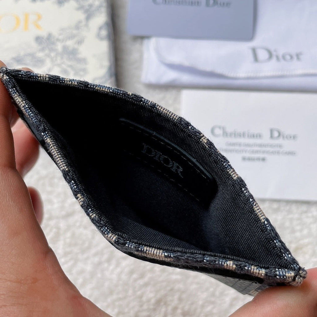 Christian Dior Multicolor Card Holder Oblique 13cm