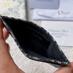 Christian Dior Multicolor Card Holder Oblique 13cm