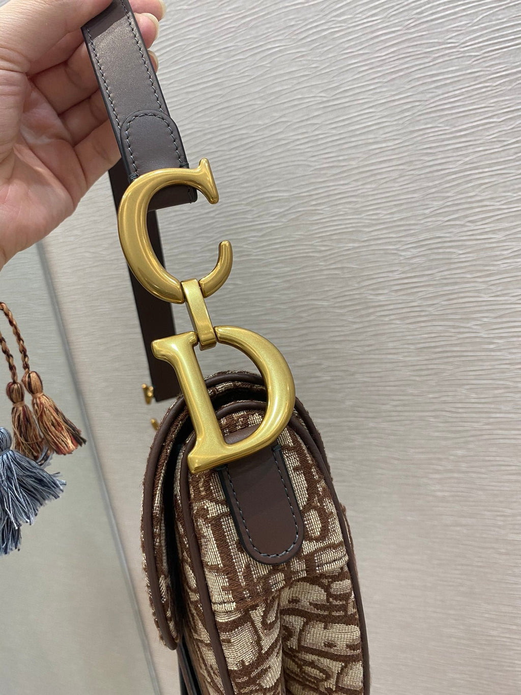 Christian Dior Brown Handle Bag 26cm