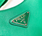 Prada Re-Edition 2005 Saffiano Leather Bag Green For Women, Women’s Bags 8.6in/22cm