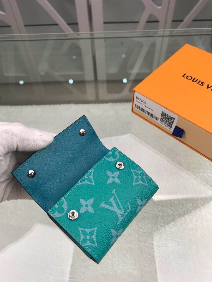 Louis Vuitton Monogram Wallet 10cm Green