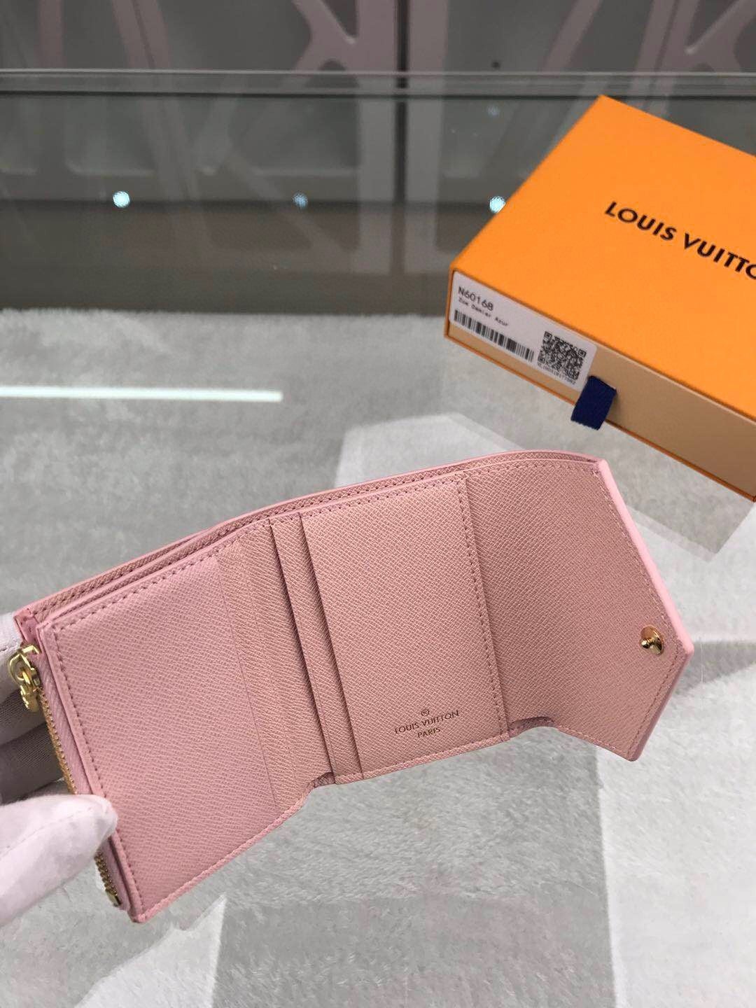 Louis Vuitton Damier Wallet 10cm Pink