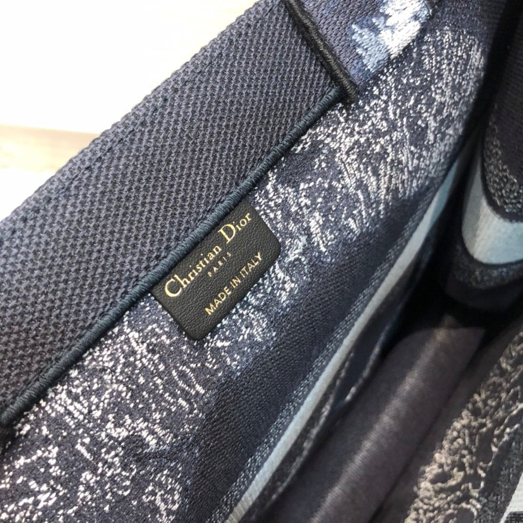 Christina Dior Book Tote Black Bag 42 cm