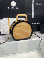 Chanel Small Vanity Case 21cm Brown