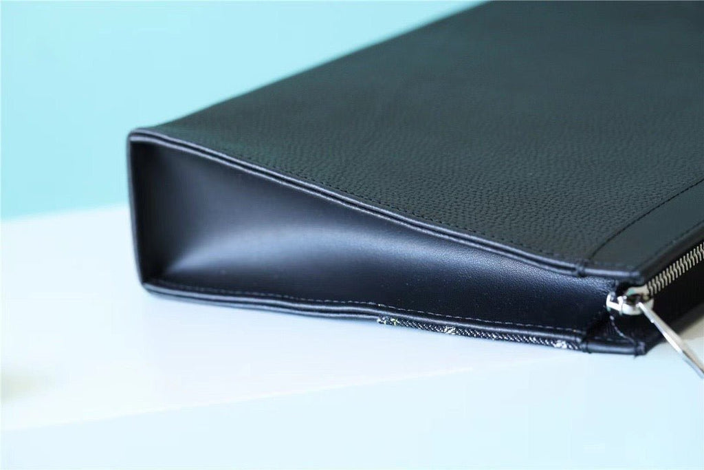 Louis Vuitton Pochette Voyage MM Monogram Drip Black By Nigo For Pre-Spring, Men’s Travel Accessories 27cm LV M45961