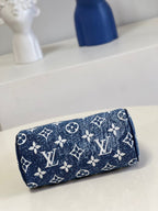 Louis Vuitton Nano Speedy in Monogram 16cm Blue