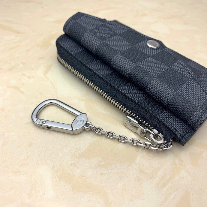 Louis Vuitton Damier Clutch Bag 13cm Blue