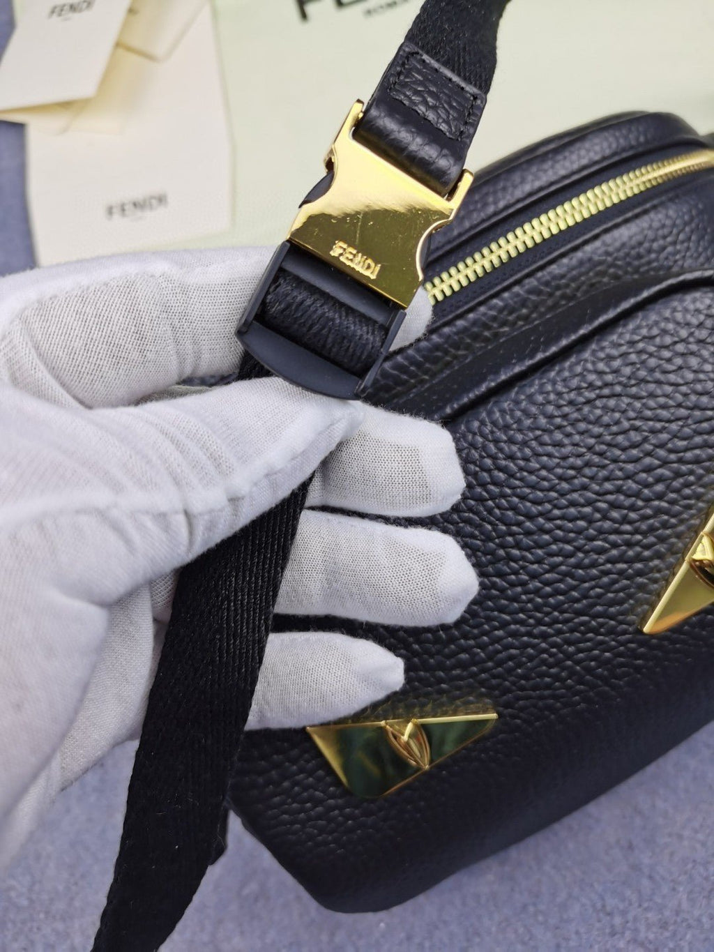 Fendi Belt Bag 18cm Black