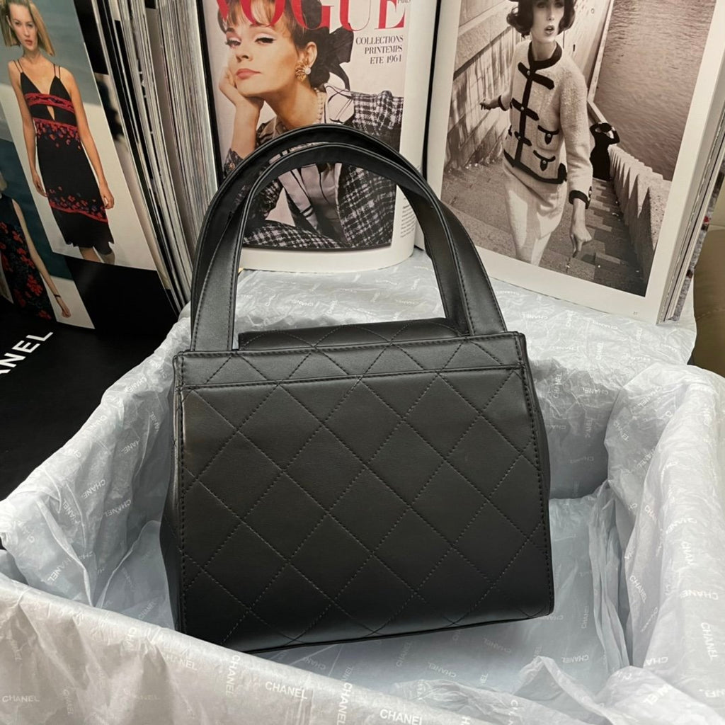 Chanel Co Co Shoulder Flap Bag 29cm Black