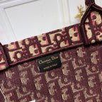 Christian Dior Book Tote 42cm Brown