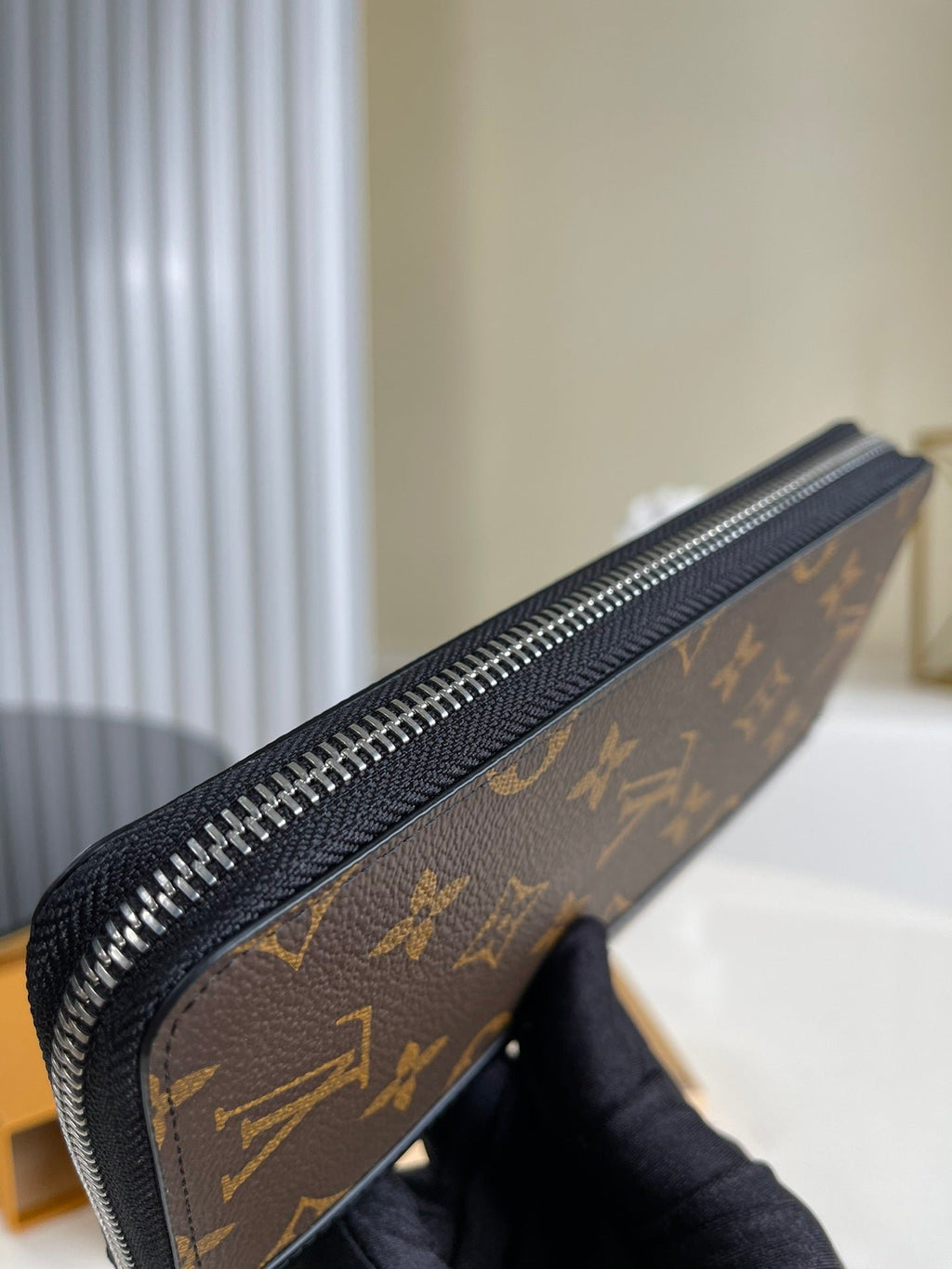 Louis Vuitton Monogram Empreinte Wallet 10cm Brown