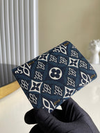 Louis Vuitton Monogram Empreinte Wallet 12cm Black