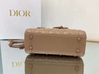 Christian Dior Medium Lady Bag 17cm Brown