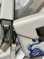 Christian Dior Paris Bag 19cm White