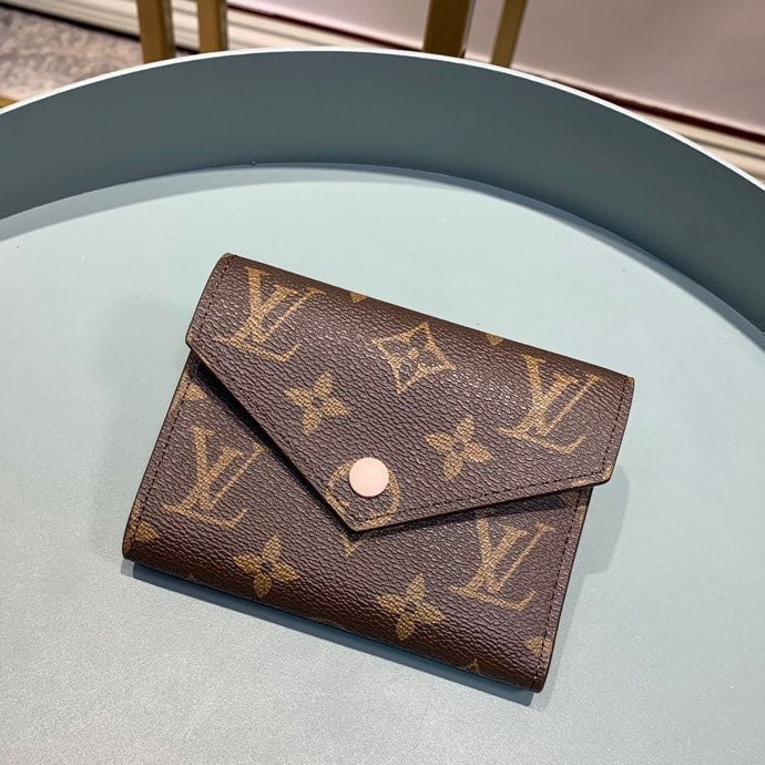 Louis Vuitton Monogram Wallet 12cm Brown