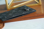 Louis Vuitton ID Card Holder Monogram Canvas Black For Men, Men’s Wallet 13cm LV N60378