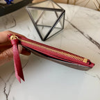 Louis Vuitton Porte-Carte Zippe 13cm Brown