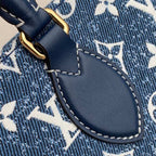 Louis Vuitton Onthego MM Tote Navy Blue 32cm