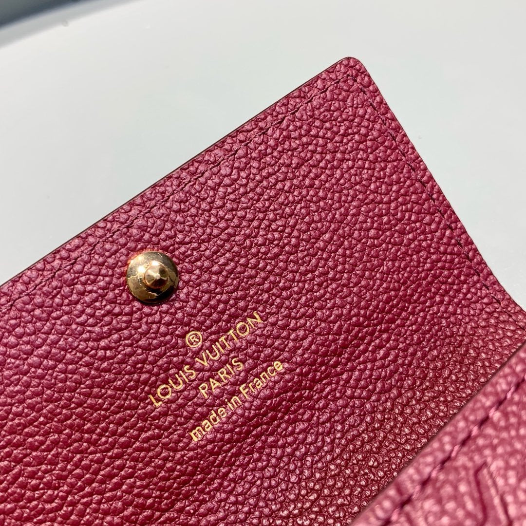 Louis Vuitton Monogram Wallet 10cm Purple