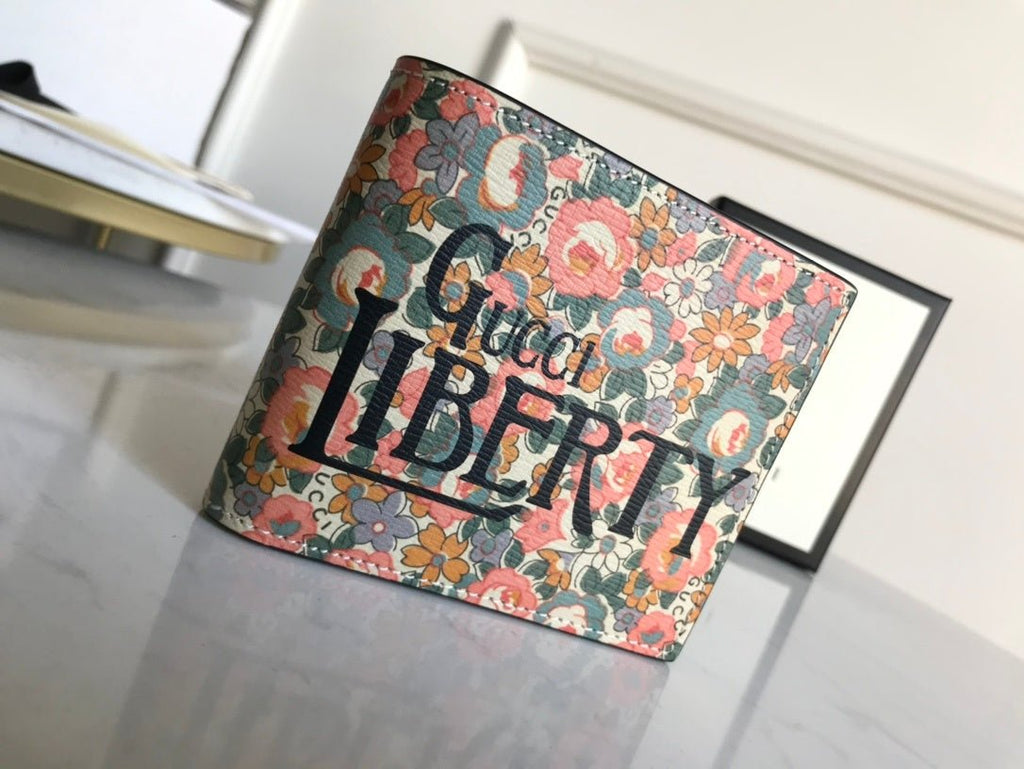 Floral Print Short Wallet 11cm
