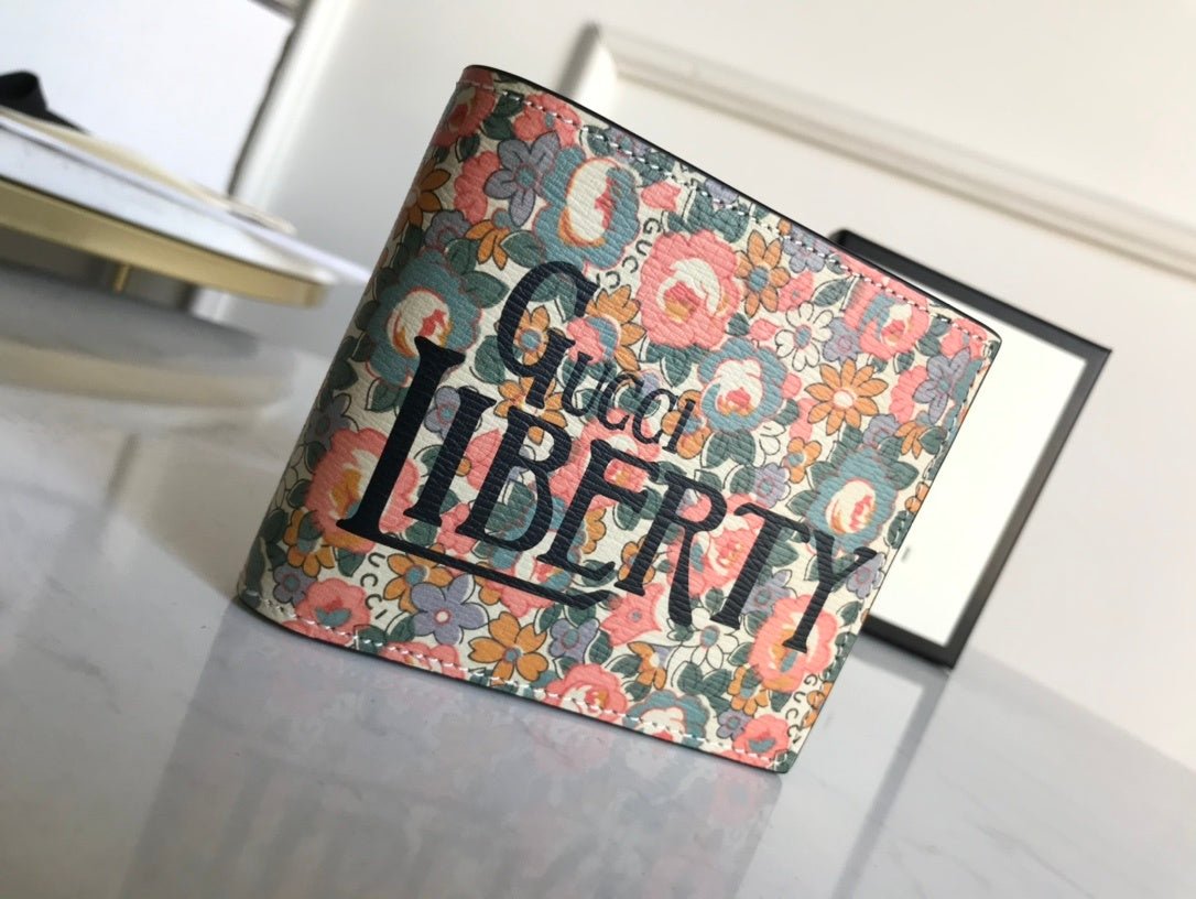 Floral Print Short Wallet 11cm