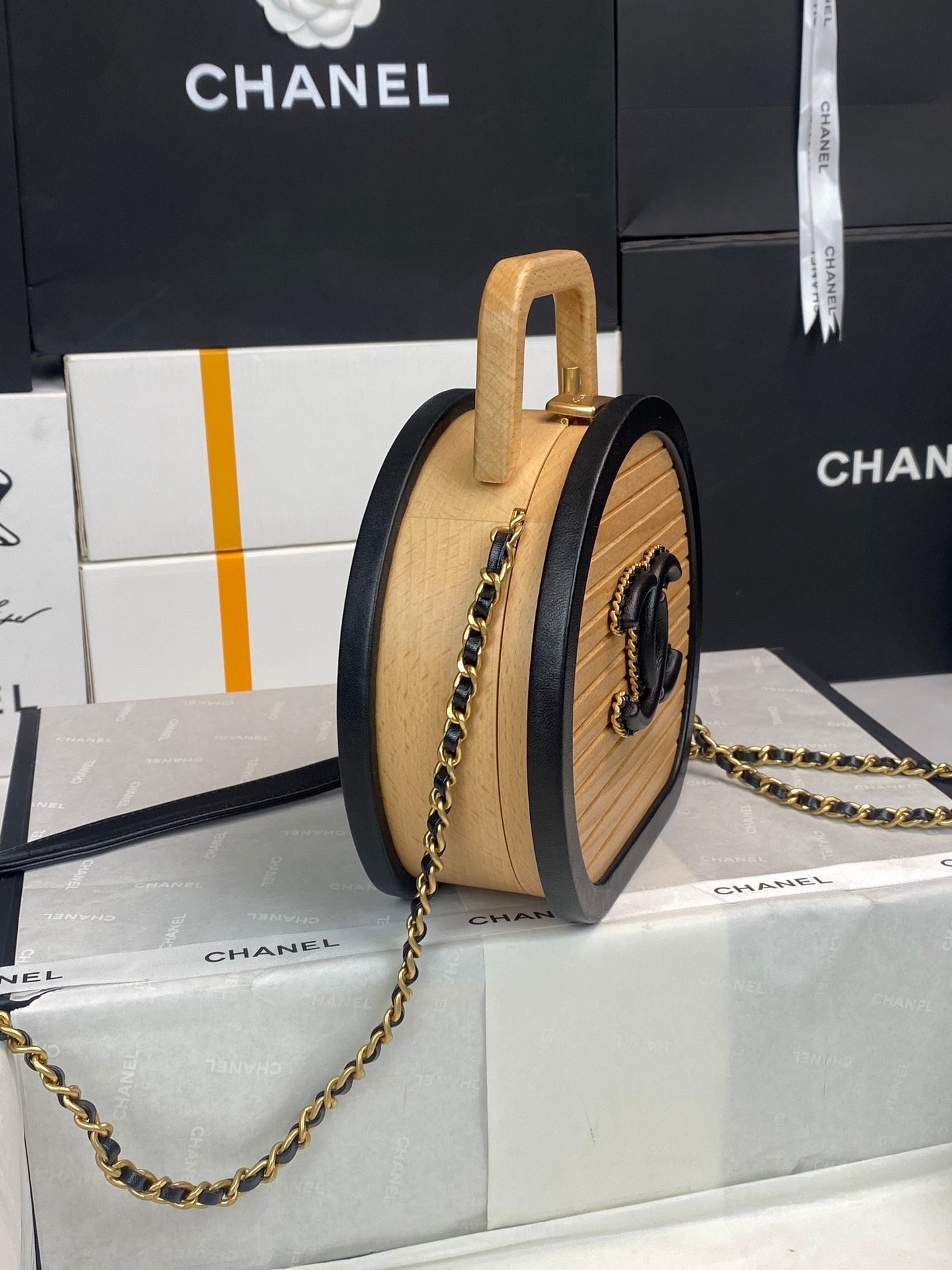 Chanel Small Vanity Case 21cm Brown