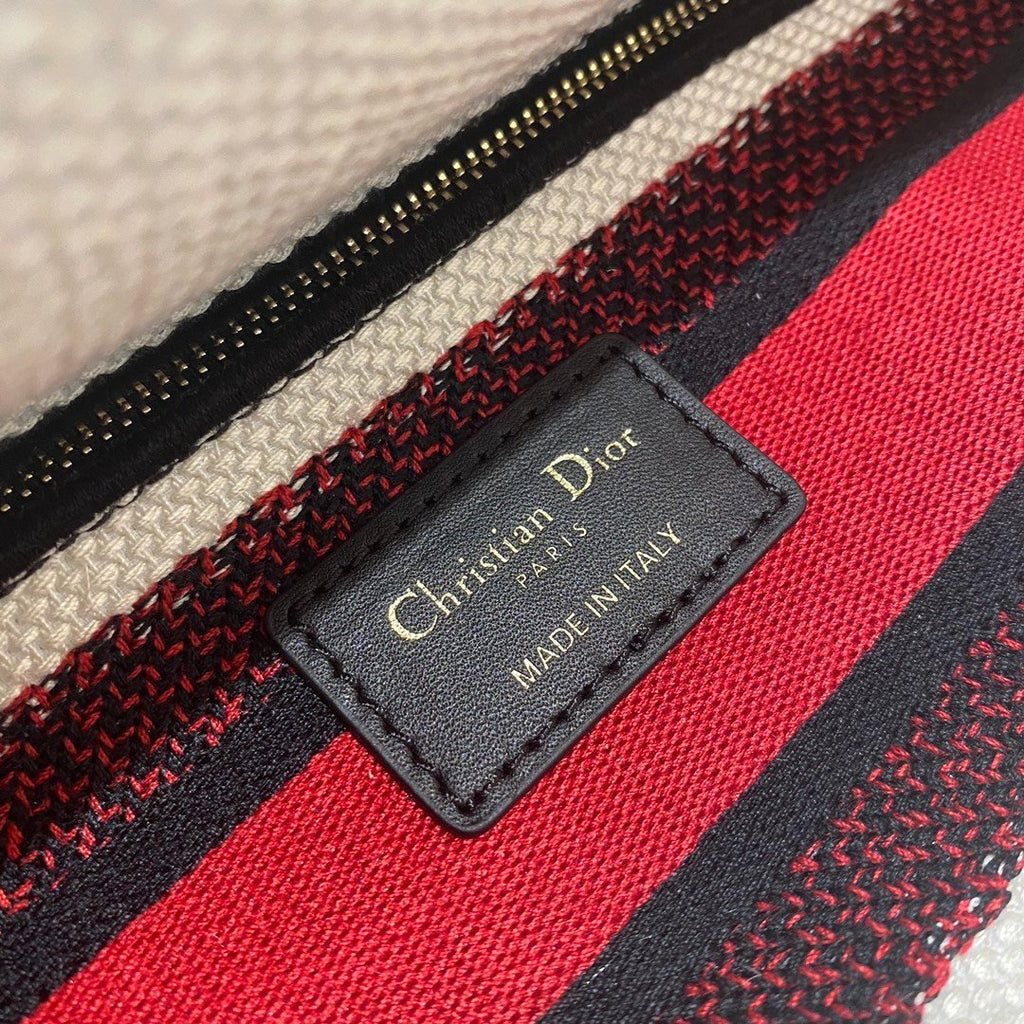 Christian Dior Medium Lady D-Lite Bag 24cm Red