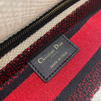 Christian Dior Medium Lady D-Lite Bag 24cm Red