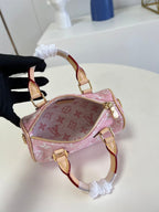 Louis Vuitton Nano Speedy in Monogram 16cm Pink