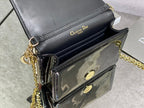 Christian Dior Shine Black Crossbody Bag 14cm