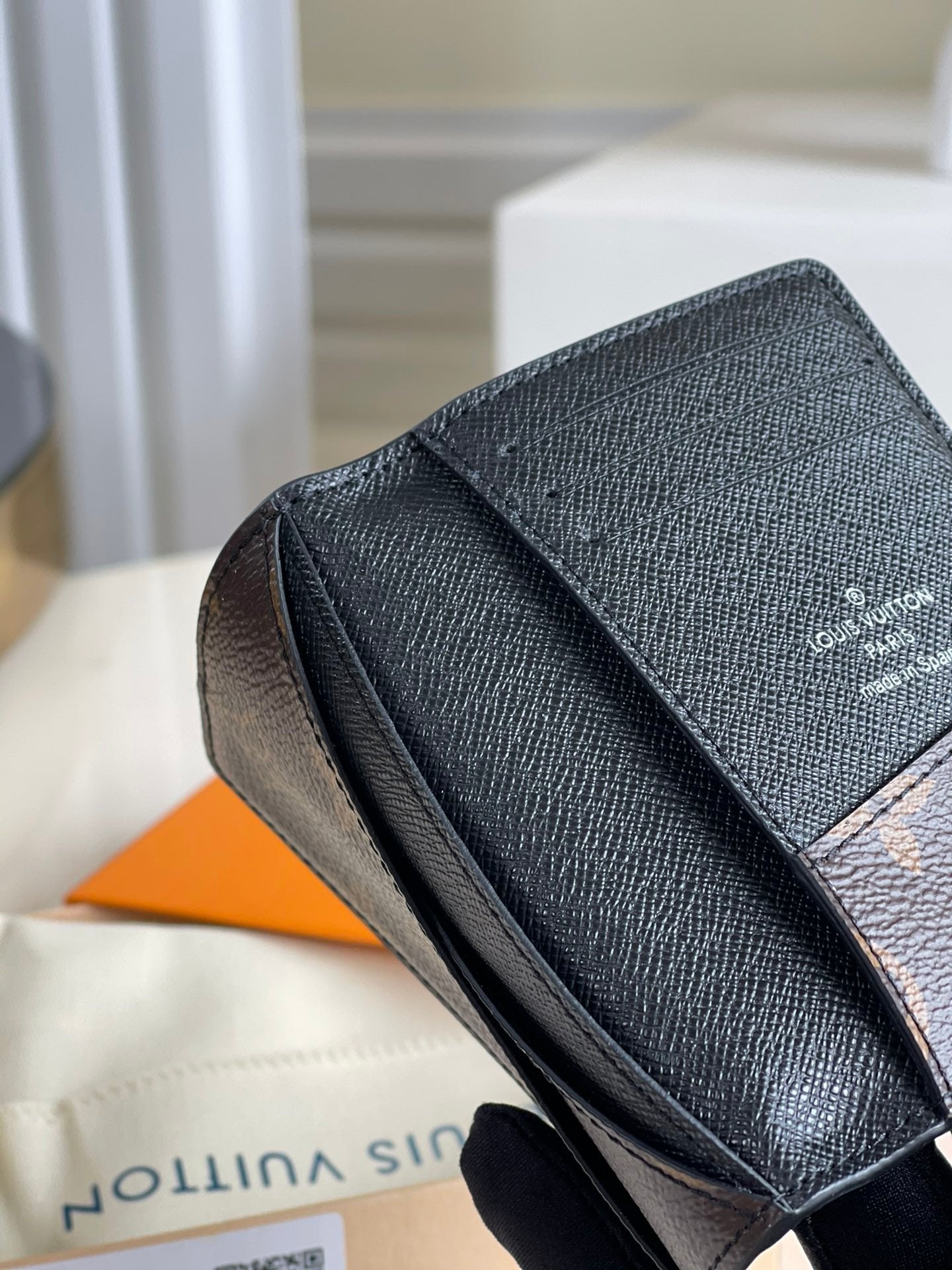 Louis Vuitton Monogram Empreinte Wallet 8cm Brown