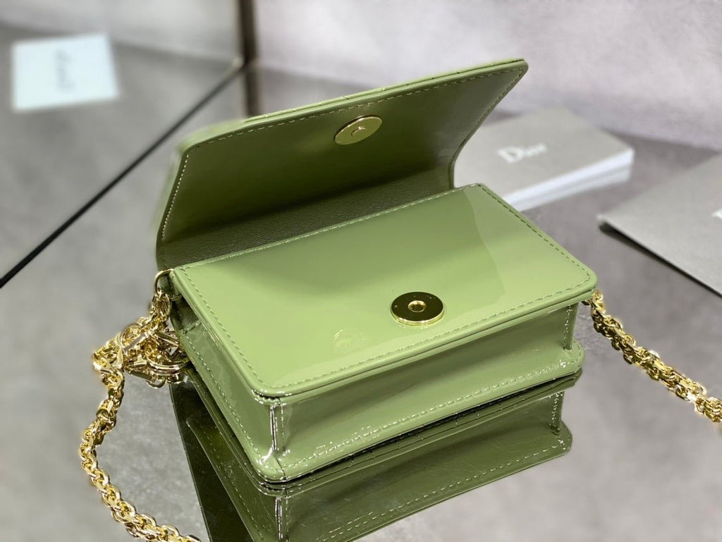 Christian Dior Green Crossbody Bag 14cm