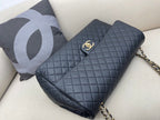 Chanel CoCo Luggage Gold Toned Hardware 46cm Black