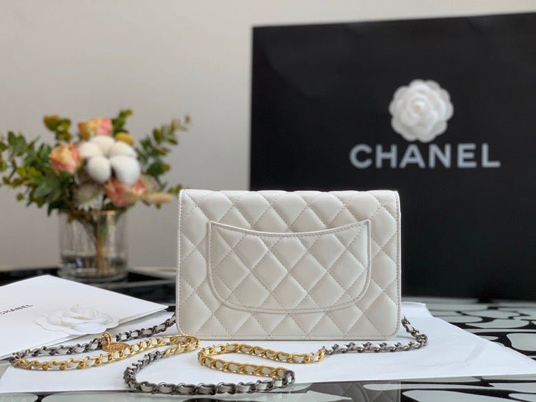 Chanel Flap Bag 19cm White