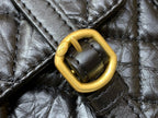 Chanel Co Co Shoulder Bag Gold Chain Black 25cm