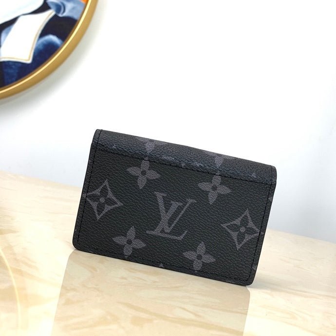 Louis Vuitton Monogram Wallet 18cm Black