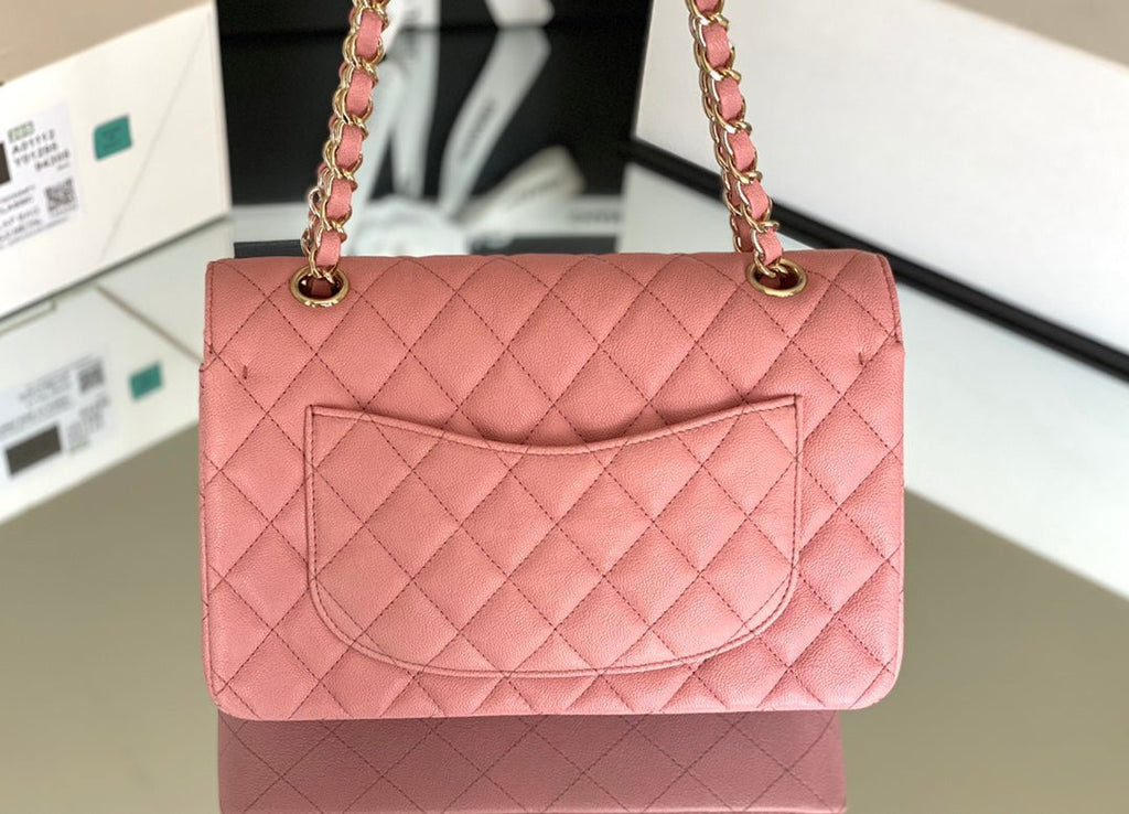 Chanel Classic Flapbag Gold Hardware 26cm Pink