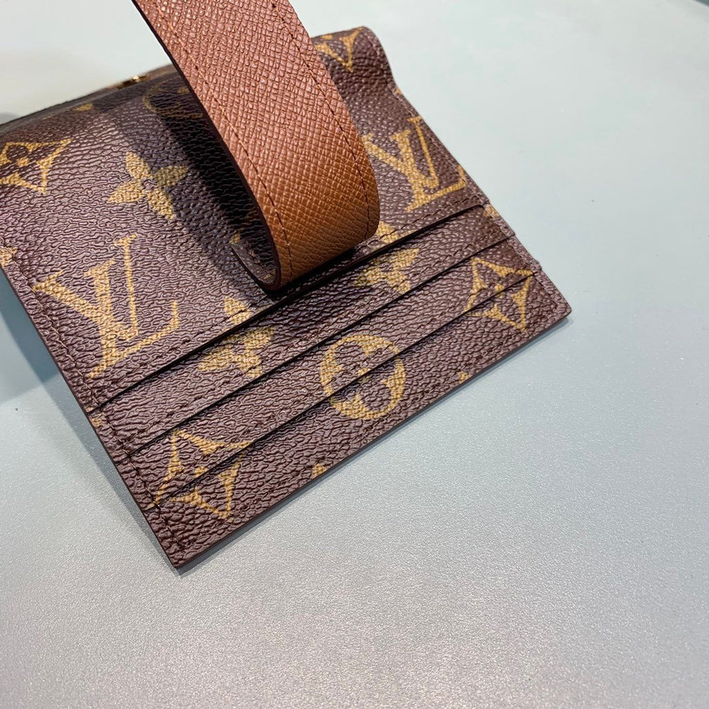 Louis Vuitton Monogram Wallet 12cm Brown