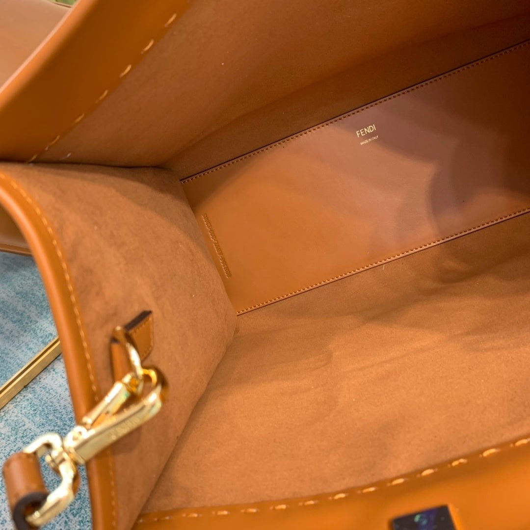 Fendi Sunshine Handle Bag 36cm Brown