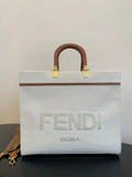 Fendi Tote Bag 40cm Beige