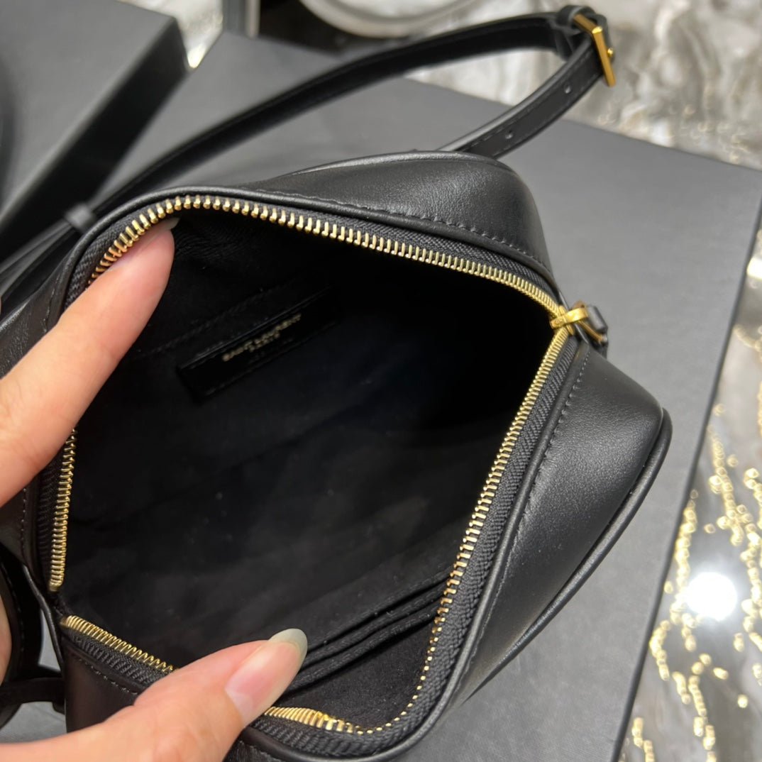 Saint Laurent Lou Belt Bag In Matelasse Gold Hardware 15cm