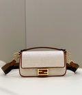 Fendi Baguette Midi 27cm White