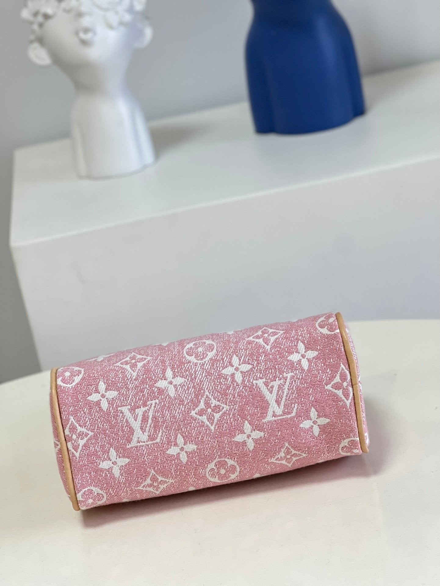 Louis Vuitton Nano Speedy in Monogram 16cm Pink